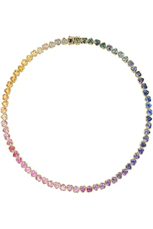 Emily P. Wheeler 18K Yellow Gold I Heart Rainbows Necklace