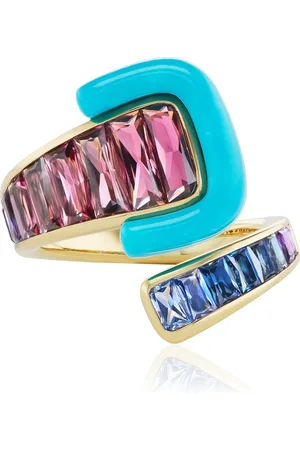 Emily P. Wheeler Buckle 18K Yellow Gold Multi-Stone Ring