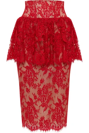 Rasario Lace Midi Skirt