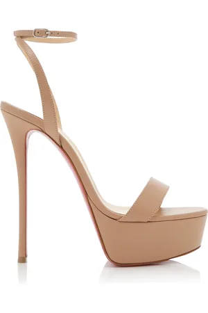 Christian Louboutin Loubi Queen Alta 150mm Leather Platform Sandals