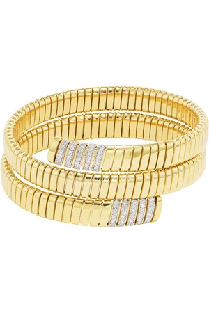 Emily P. Wheeler Tubogas 18K Yellow Diamond Bracelet