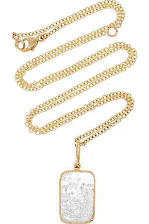 Moritz Glik Ten Fourteen 18K Yellow Diamond Shaker Necklace