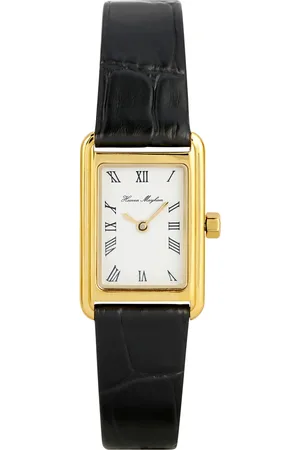 Heaven Mayhem Icon Gold-Plated Stainless Steel Leather Watch