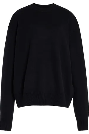 The Frankie Shop Rafaela Padded Merino Wool-Cashmere Sweater