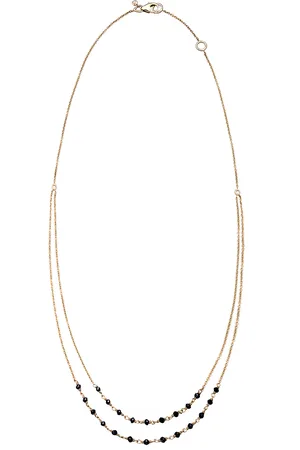SETHI COUTURE Jillian Black Diamond 18K Yellow Necklace