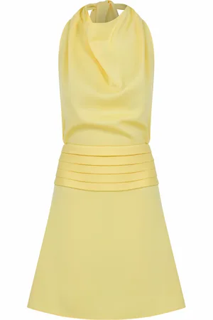 Ila Monica Open Back Satin Mini Dress