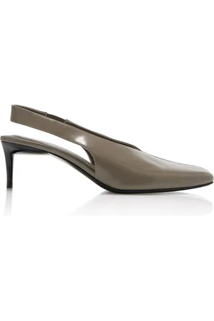 St Agni Leather Slingback Pumps