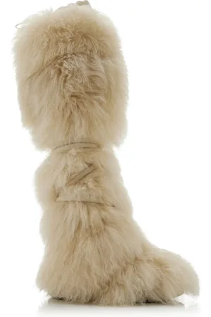 Moncler Gaia Over-The-Knee Shearling Snow Boots