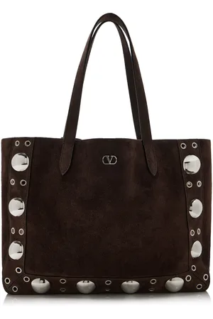 VALENTINO GARAVANI Studded Suede Tote Bag