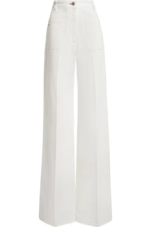 Victoria Beckham Alina Rigid Straight-Leg Jeans