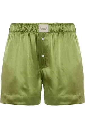 Comme Si Classica Silk Charmeuse Boxer Shorts