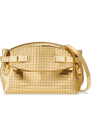 Salvatore Ferragamo Hug Soft Metallic Crossbody Bag