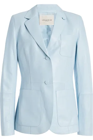 Lafayette 148 Leather Three-Pocket Blazer