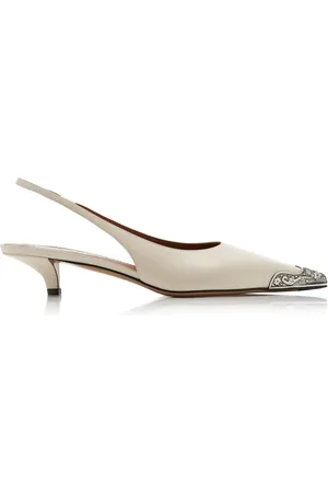 PARIS TEXAS Jessica Leather Western Slingbacks