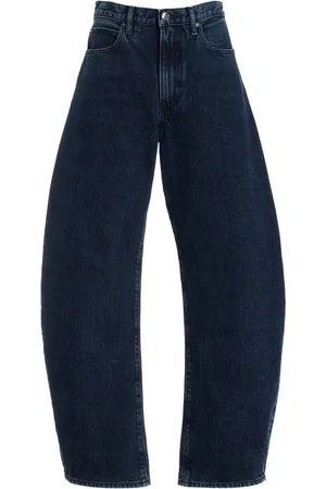 Frame The Bubble High-Rise Barrel Jeans