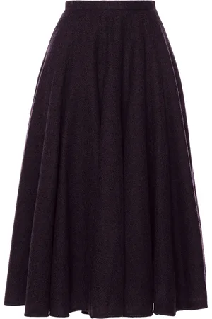 LENA HOSCHEK Daydream Wool Midi Skirt