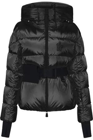 Moncler Bouquetin Belted Nylon Down Jacket