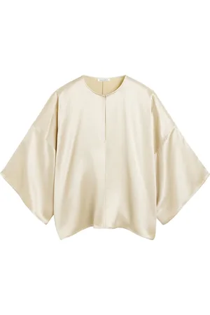 By Malene Birger Cicie Oversized Satin Top