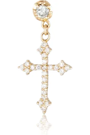 JACQUIE AICHE Sophia 14K Yellow Diamond Single Earring