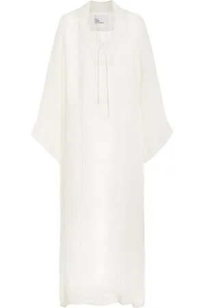 Lisa Marie Fernandez Linen-Blend Gauze Tunic Caftan