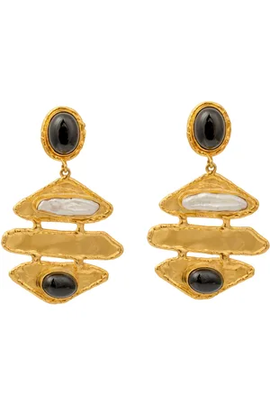 Sylvia Toledano 22kt Yellow Gold Plated Brutalist Earrings