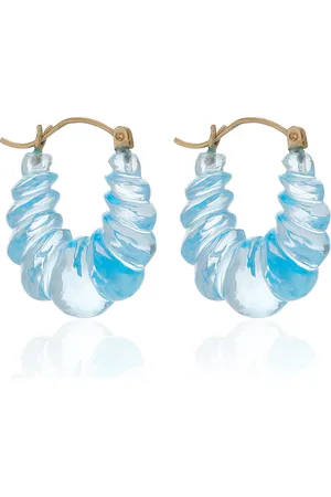 Ten Thousand Things Exclusive Riviera 18K Yellow Gold Topaz Hoop Earrings