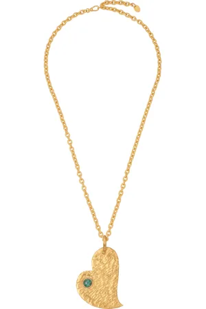 Sylvia Toledano 22kt Yellow Plated Loved Necklace