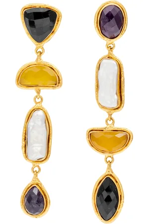 Sylvia Toledano 22kt Yellow Gold Plated Cascade Earrings