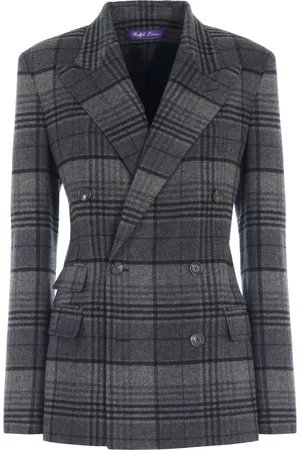 Ralph Lauren Kent Plaid Wool Blazer