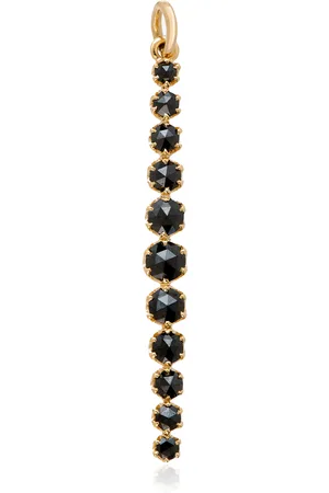 SETHI COUTURE Alexa Black Diamond 18K Yellow Pendant