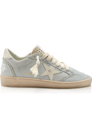 Golden Goose Ball Star Macrame-Detailed Leather Sneakers