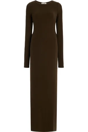 ÉTERNE Stretch Cotton-Modal Maxi Dress
