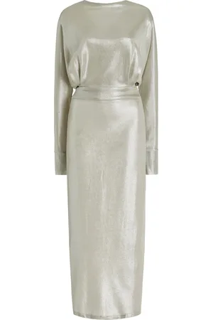 FRANCOISE Exclusive Noa Lamé Midi Dress