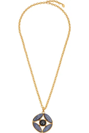 Sylvia Toledano 22kt Yellow Gold Plated Marquise Necklac