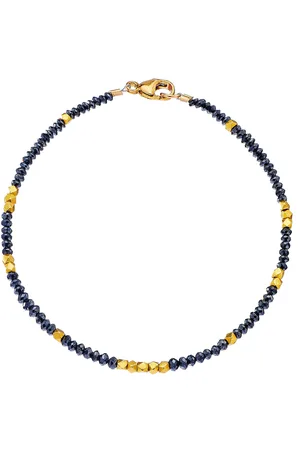 SETHI COUTURE Noir Small Black Diamond 18K Yellow Bracelet
