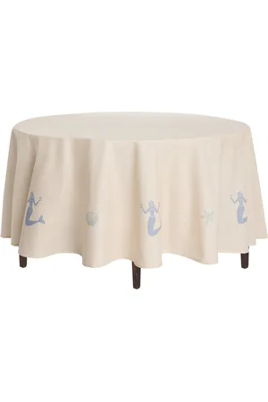 Moda Domus Riviera Round Cotton Tablecloth
