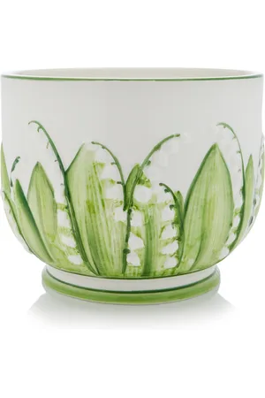 Moda Domus Lily Of The Valley Large Ceramic Cachepot