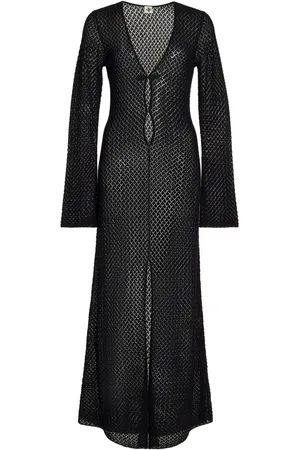 THE GARMENT Tanzania Pointelle-Knit Organic Cotton Maxi Dress