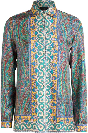 Etro Printed Silk Shirt