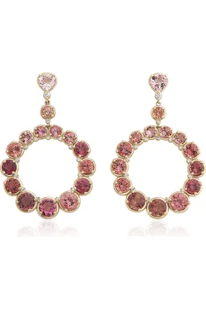 Jamie Wolf OmbrÃ© 18K Yellow Gold Diamond And Tourmaline Earrings