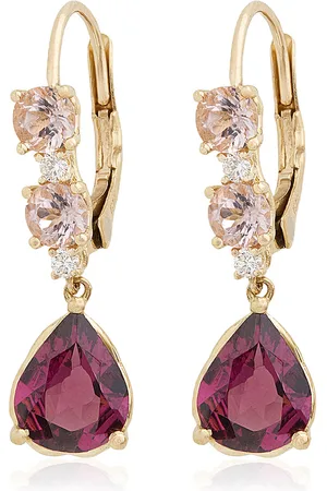 Jamie Wolf 18K Yellow Gold Multi-Stone Earrings