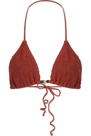 Bond Eye Ingrid Beaded Triangle Bikini Top