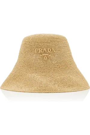 Prada Raffia Bucket Hat
