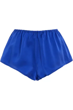 ASCENO The Venice Silk-Charmeuse Shorts