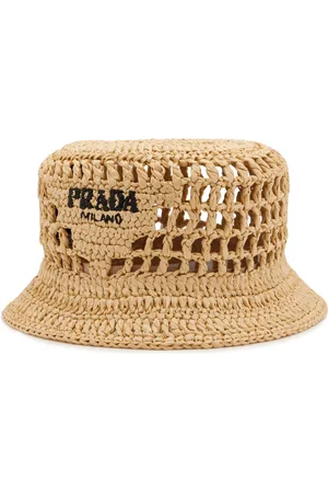 Prada Raffia Bucket Hat