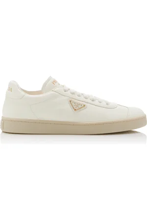 Prada Lane Low Top Leather Sneakers