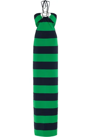 COPERNI Ring-Detailed Knit Halter Maxi Dress