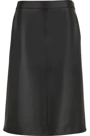 Salvatore Ferragamo Leather Skirt