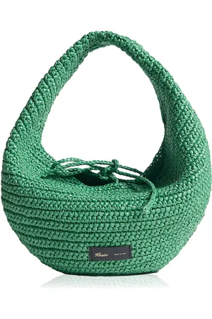 Khaite Olivia Medium Raffia Hobo Bag