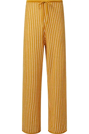 ONIA Linen Knit Drawstring Pants